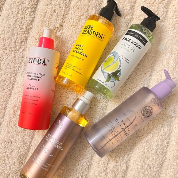 Facial cleanser 5 pc bundle